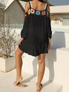 Crochet Ruffle Beach Holiday Cover Up