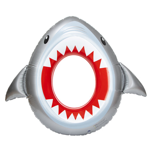 Shark Print Inflatable Tube