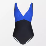 Color Block Twist Front Swimsuit