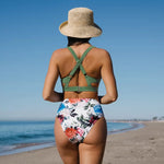Forest Adventure Mid Rise Pluse Size Bikini Set