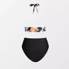 Plunge Halter Neck Bikini Set