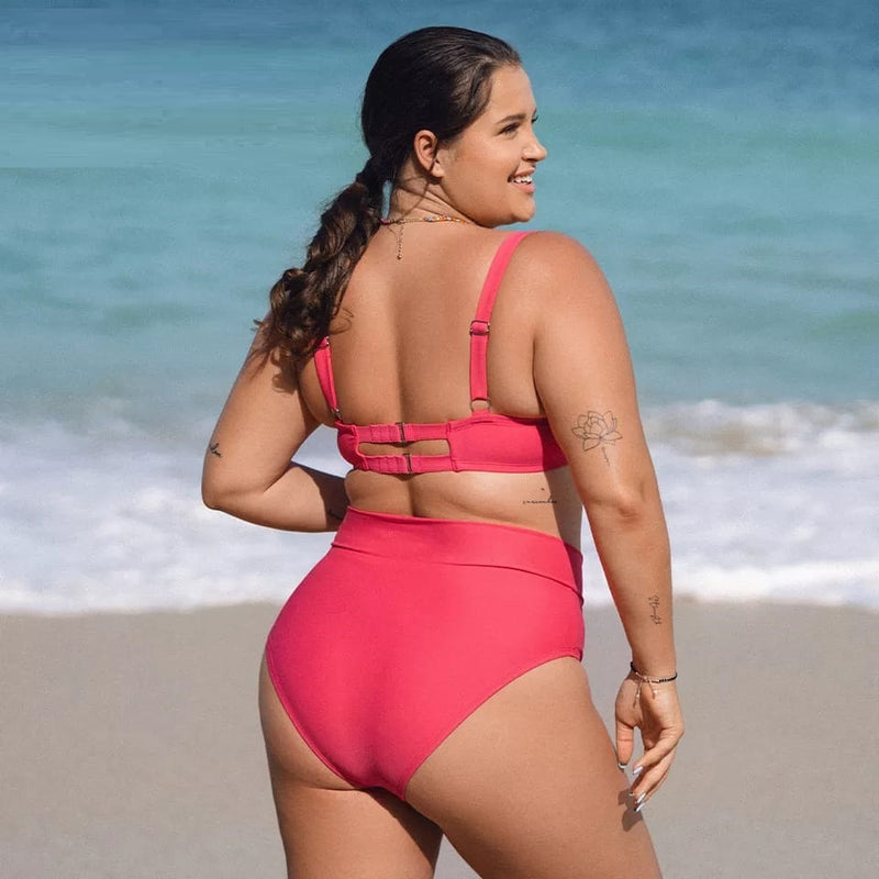 Plus size bikini sets - beachwear - swimwear - the beach company - plus size beach fashion