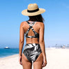 Online swimsuit shop - Printed black swimming costume for women - Shop for ladies Bikini sets online at the Beach Company India