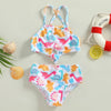 Colorful Dinosaur Print 2 Pcs Set