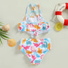 Colorful Dinosaur Print 2 Pcs Set