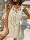 Hollow Out Sleeveless Tunic