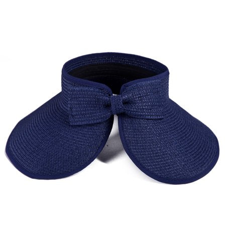 Wide Brim Roll-Up Straw Hat