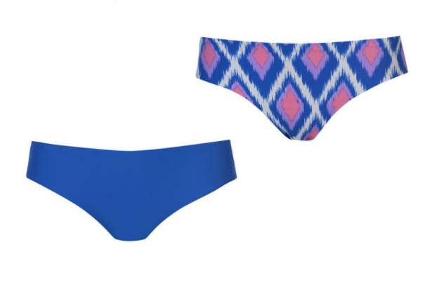 SoulCal Ikat Full Coverage Bikini With Reversible Bottom