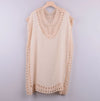 Knitted Crochet Detail Kaftan