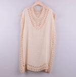 Knitted Crochet Detail Kaftan