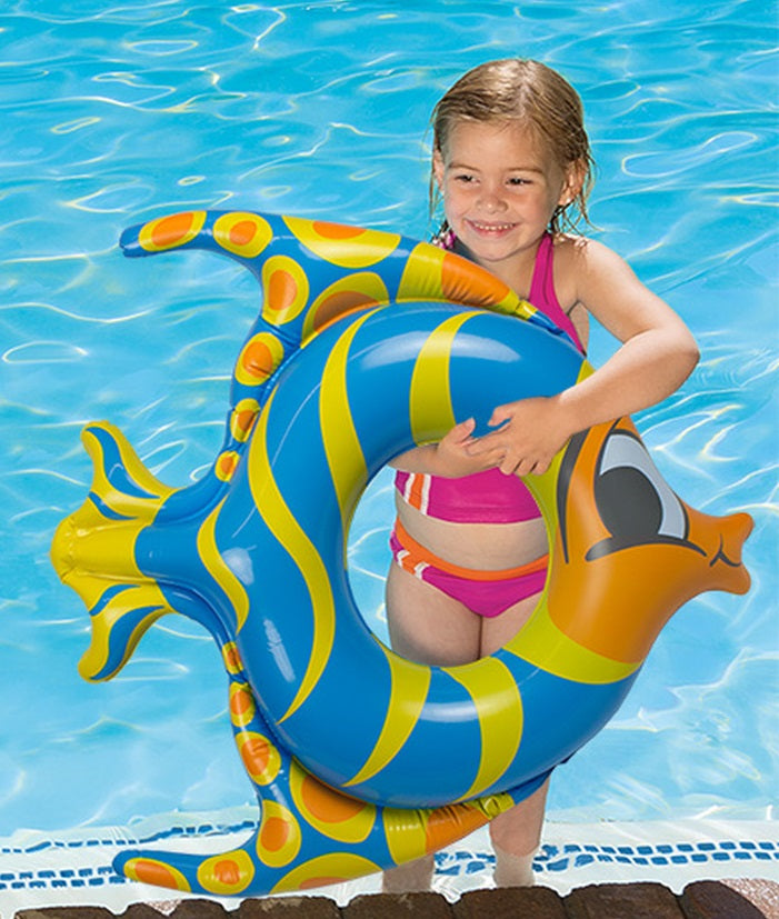 The Beach Company - Shop swimming pool tubes online - fancy swim rings for kids - learn to swim - inflatable floats for children - pool tube - fun things to do in swimming pool - fish shaped pool tube