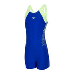 The Beach Company - Buy speedo swimwear online - Speedo Boom Splice Legsuit - Swimsuit for girls - girls swimwear - blue girls swimsuit