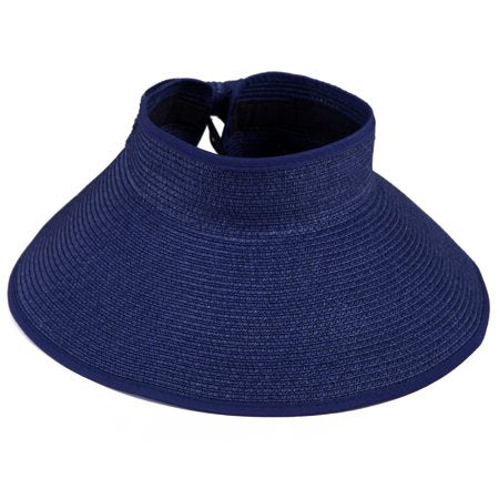 Wide Brim Roll-Up Straw Hat