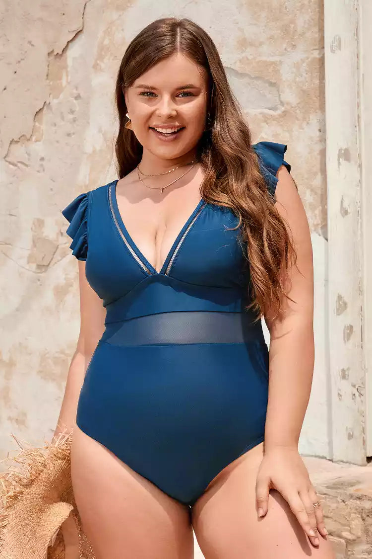 UKAP Sexy Women Ladies Girls One Piece Swimsuit Plus Size India