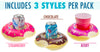 Inflatable Mini Donut Drink Holder (Pack of 2)