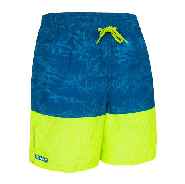 Blue Yellow Swimming Trunks