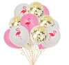 Flamingo Confetti Latex Balloons (Pack of 15)