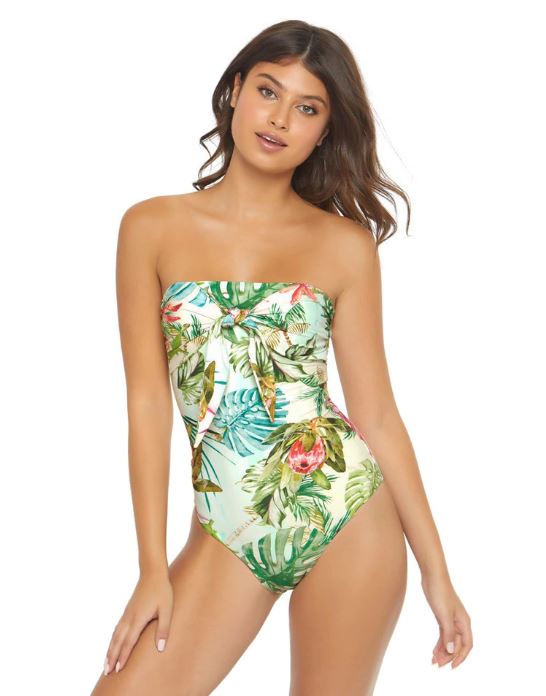 Monstera Leaf Print Swimsuit