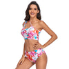 Tie Dye Mid Waist Bikini Set