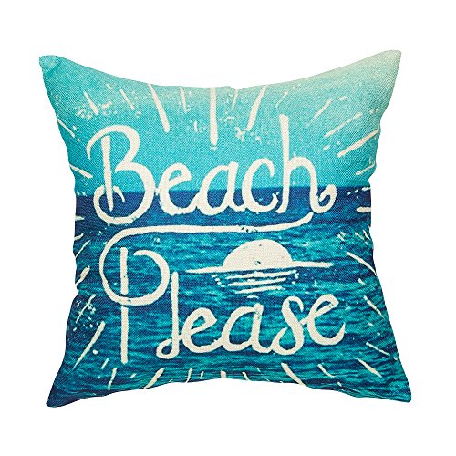Beach themed pillows decorative clearance