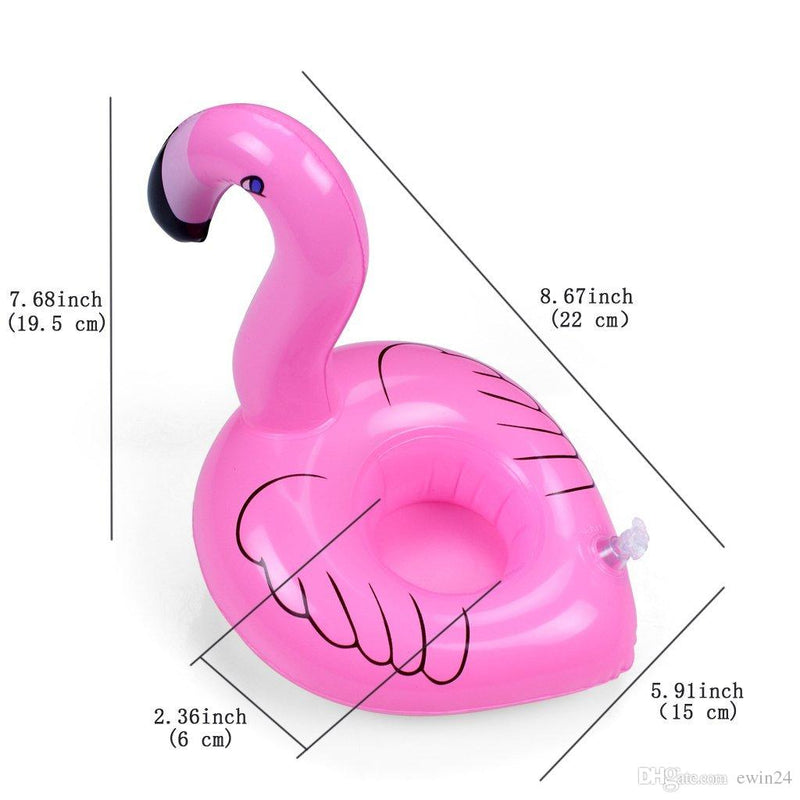 Inflatable Flamingo Drink Holder (Pack of 2)