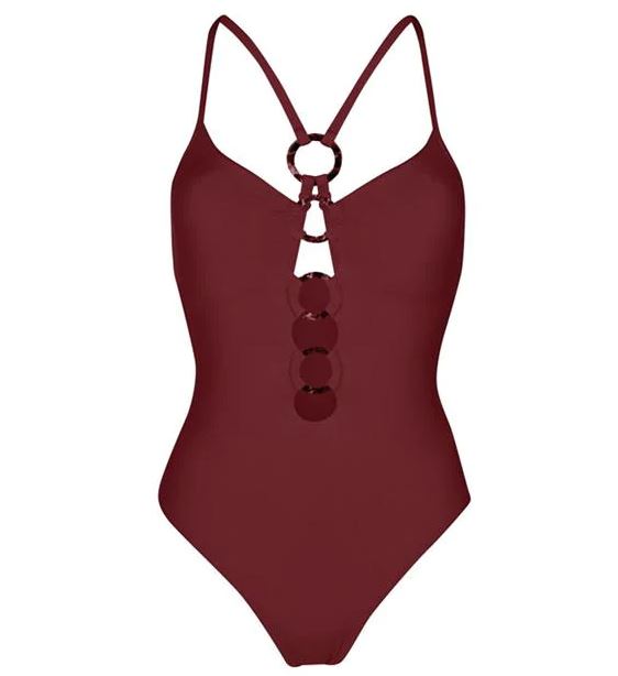 Ring Maillot Swimsuit (Plus Size)