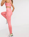 South Beach Pink High Shine Leggings