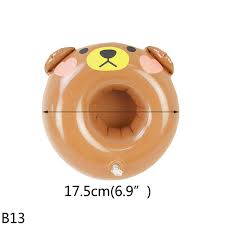Inflatable Bear Drink Holder (Pack of 2)