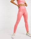 South Beach Pink High Shine Leggings