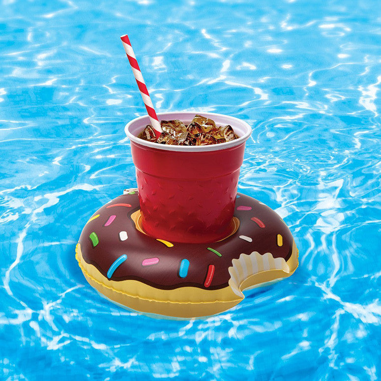 Inflatable Mini Donut Drink Holder (Pack of 2)