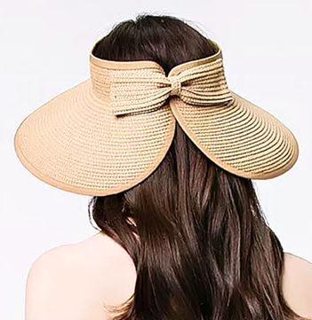 Wide Brim Roll-Up Straw Hat