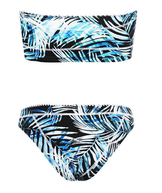 Tropical Bandeau Bikini Set