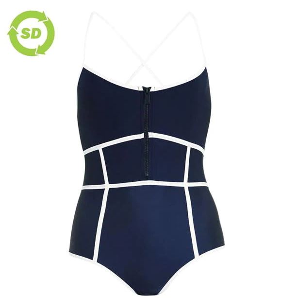 Panelled Swimsuit (Non Padded)