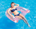Pink Glitter Sit' N Float