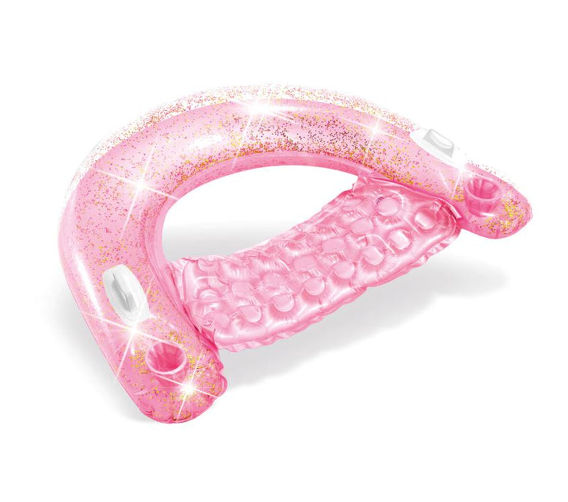 Pink Glitter Sit' N Float