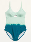 Dip Dye Cool Keyhole Swimsuit