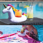 Inflatable Unicorn Drink Holder (Pack of 3)