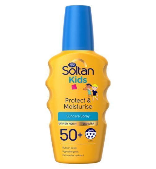 Soltan Kids Protect & Moisturise Spray SPF50+ 200ml