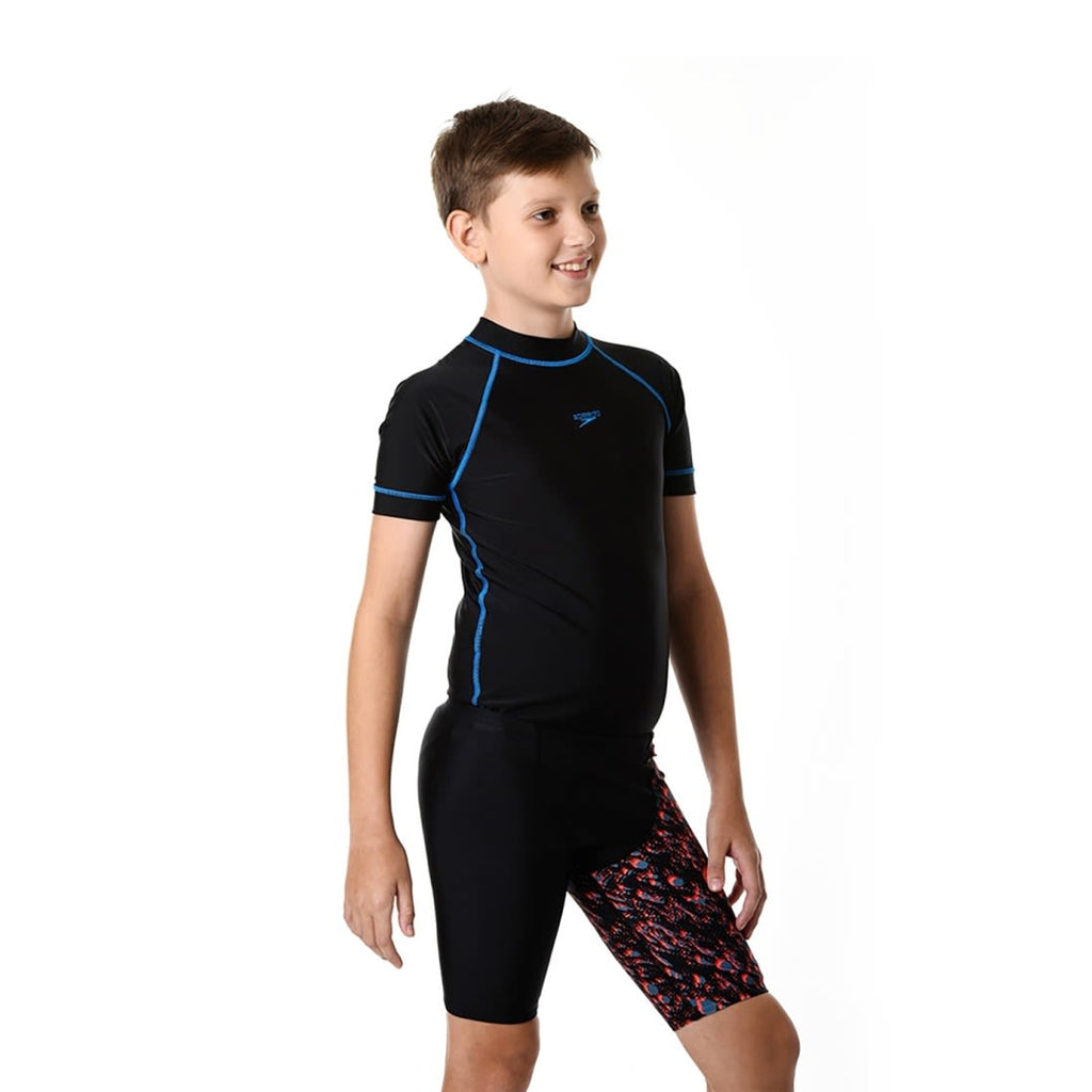The Beach Company India - Buy speedo swimwear for kids online - Speedo Allover V Cut Panel Jammer - boys swimwear by speedo - young boys speedo swimming costume