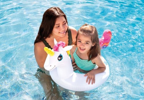 shop swim rings for kids - online cheap pool floats -  The beach company  online india - unicorn swim float - baby safety float - baby swim ring - unicorn float - unicorn swim ring 