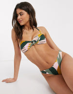 Tropical Bandeau Bikini Set