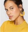 Golden Yellow Tassel Earrings